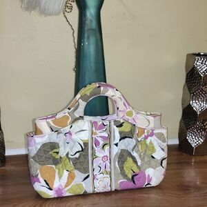 Vera Bradley Floral Quilted Handbag